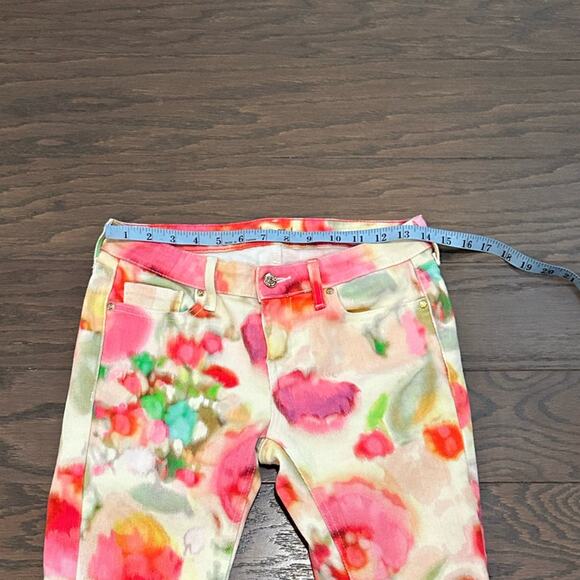 Kate Spade Broome Street Watercolor Cropped Denim Jeans Size 27 - Picture 4 of 11